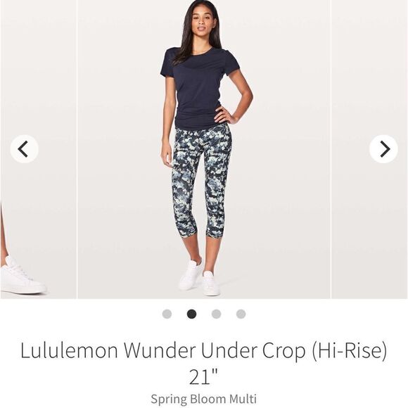 Lululemon Wunder Under Crop (Hi-Rise) 21"
Spring Bloom Multi size 4 - Picture 2 of 8